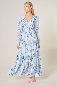 Cadaval Floral Mabel Tiered Maxi Dress