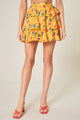 Tutti Frutti Ruffled Mini Skirt