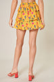 Tutti Frutti Ruffled Mini Skirt
