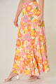Zippy Tropical Floral Bellingham Tiered Maxi Skirt