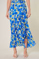 Lizzie Floral Saturated Love Midi Skirt