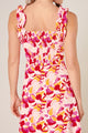 Kimbra Floral Ruffled Midi Dress