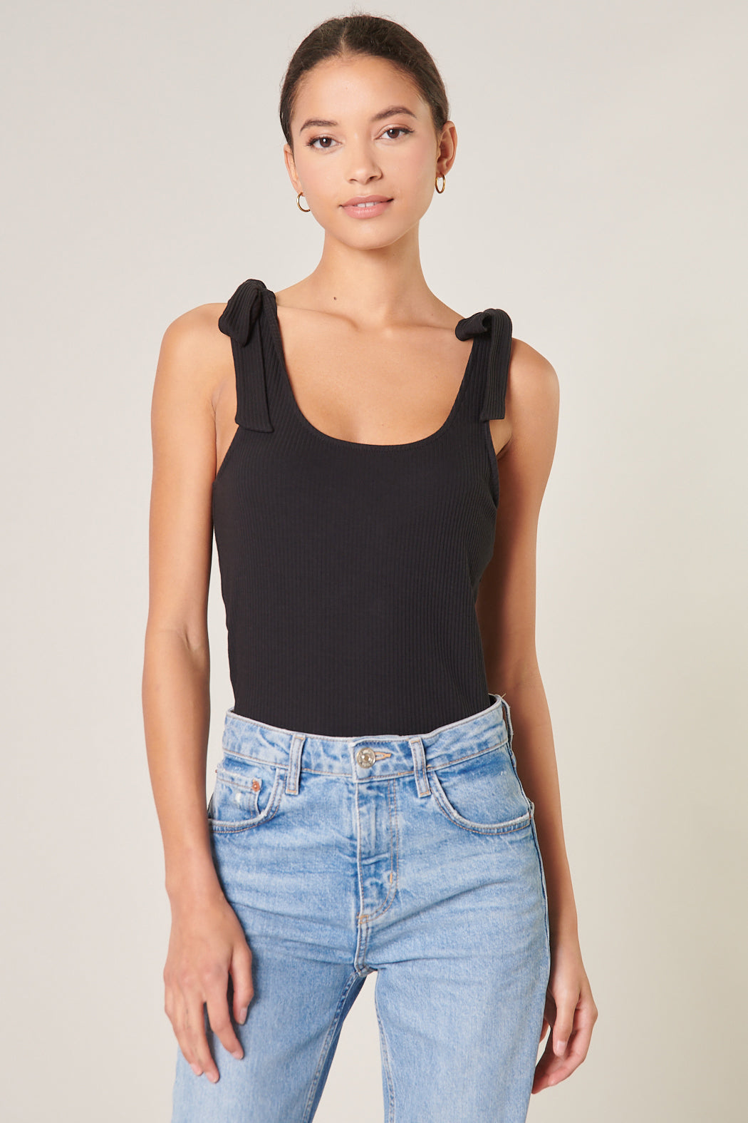 Tyndall Top – Sleeveless Spring Top with Scoop Neck and Knit-Like Ribbing  [Size-Inclusive] - Knits 'N Knots