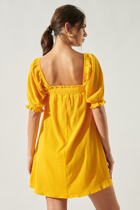 Miss Sunshine Convertible Sleeve Babydoll Dress