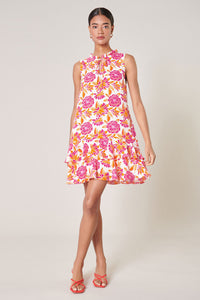 Flower Bomb Graceland Ruffle Trim Mini Dress