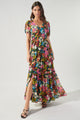 Lupita Floral Monaco Tiered Maxi Dress