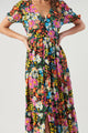 Lupita Floral Monaco Tiered Maxi Dress