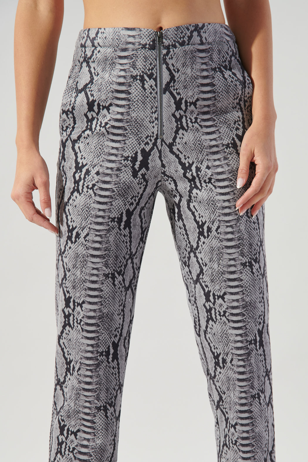 Born For This Faux Suede Snake Print Pants – Sugarlips