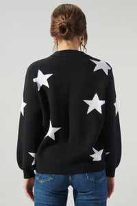 Estrella Star Mock Neck Sweater