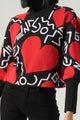 Heart on Your Sleeve Turtle Neck Sweater