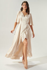 One and Only Abelia Hi Low Maxi Dress