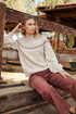 Honey Baby Fair Isle Mock Neck Sweater