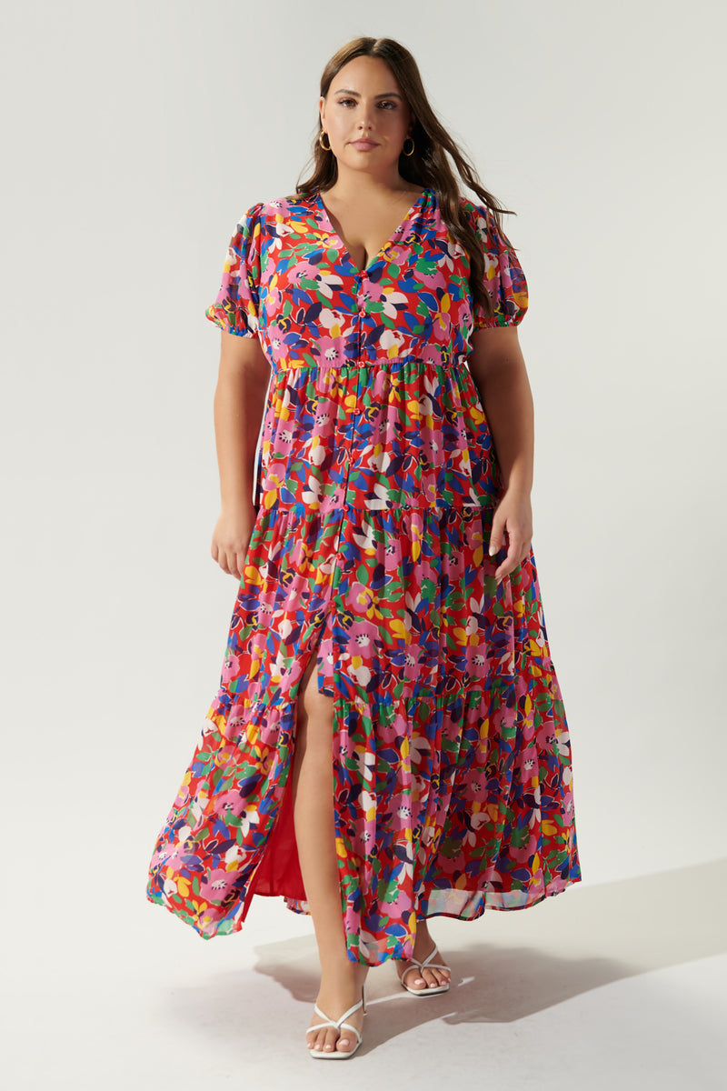 Sweet Soul Monaco Tiered Maxi Dress Curve – Sugarlips