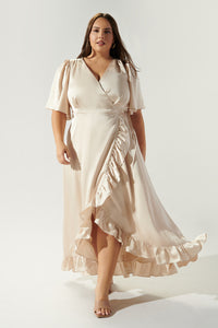 One and Only Abelia Hi Low Maxi Dress Curve