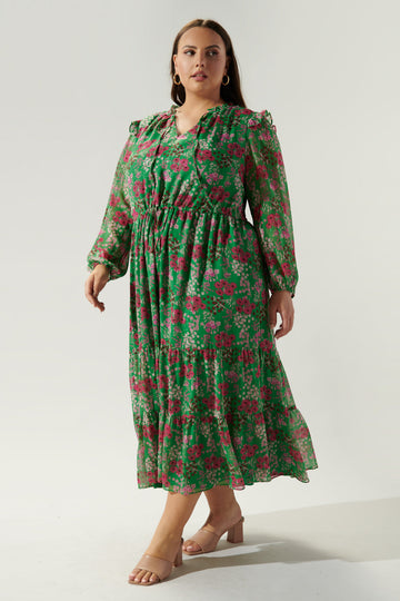 Zinnia Dress in True Navy