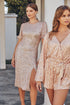 All That Glitters Sequin Midi Dress