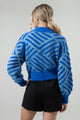 Amherst Comb Pattern Cropped Sweater