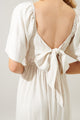 Saint Tropez Cassia Tie Back Linen Midi Dress
