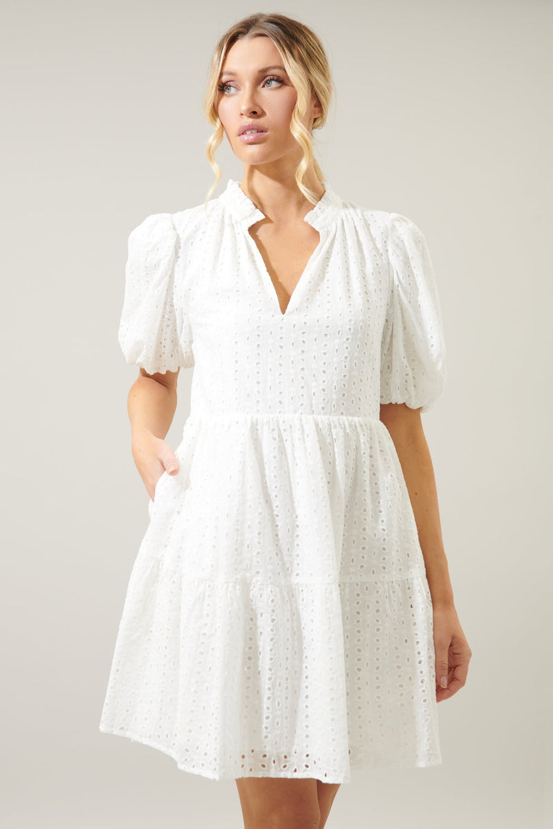 BABE EYELET DRESS main image 0