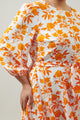 Manzanilla Floral Collins Godet Mini Dress Curve