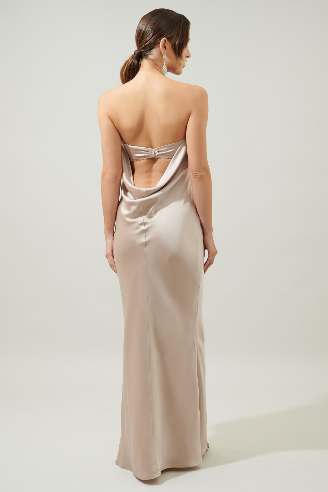 Strappy Open Back Dress White – Styched Fashion