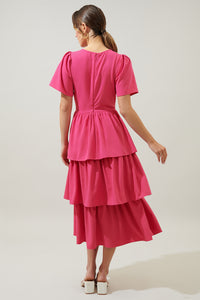 Sweet Nothing Tiered Midi Dress