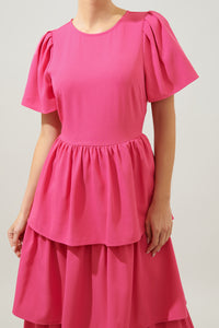 Sweet Nothing Tiered Midi Dress