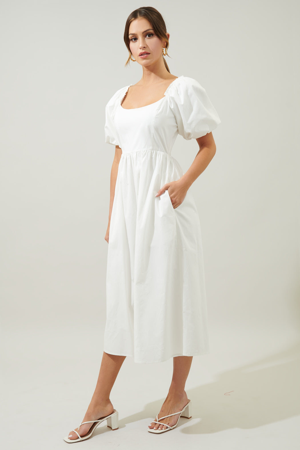 midi plus size babydoll dress Plus Size Babydoll Midi Dress Rose Print Ruffle Detail (EXTRA BIG SI Pluspreorder