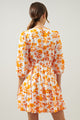 Manzanilla Floral Collins Godet Mini Dress