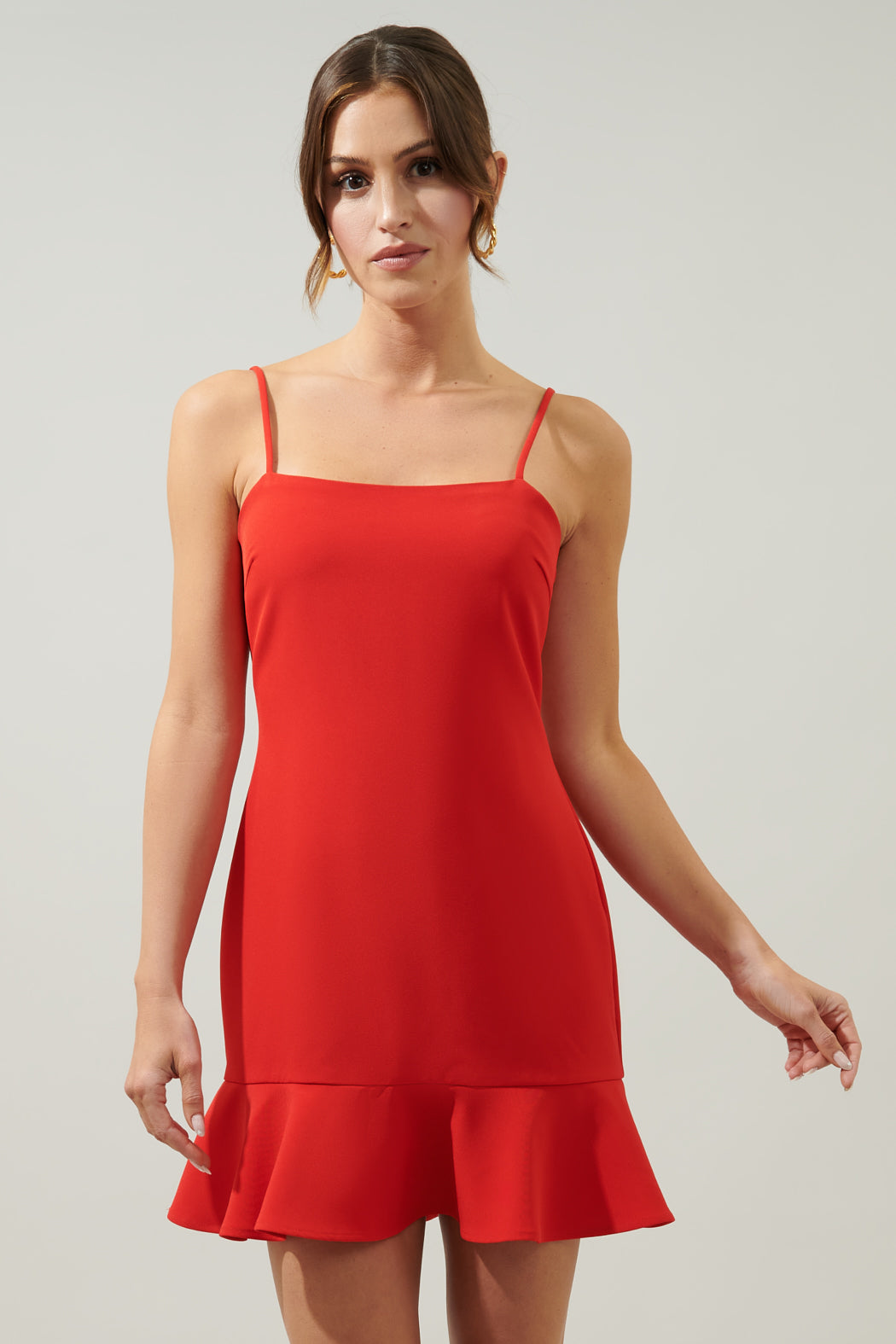 Leonora Mini Mermaid Dress RED / XS by Sugarlips Leonora Mini Mermaid Dress RED / XS by Sugarlips