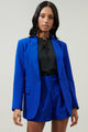 Rica Suave Fitted Notch Lapel Blazer