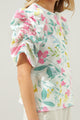 Jacinda Floral Beverly Drape Sleeve Blouse