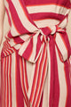 Amelie Striped Tie Front Jumpsuit