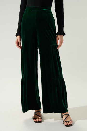 Lulu Velvet Suave Button Up Vest & Pant A712