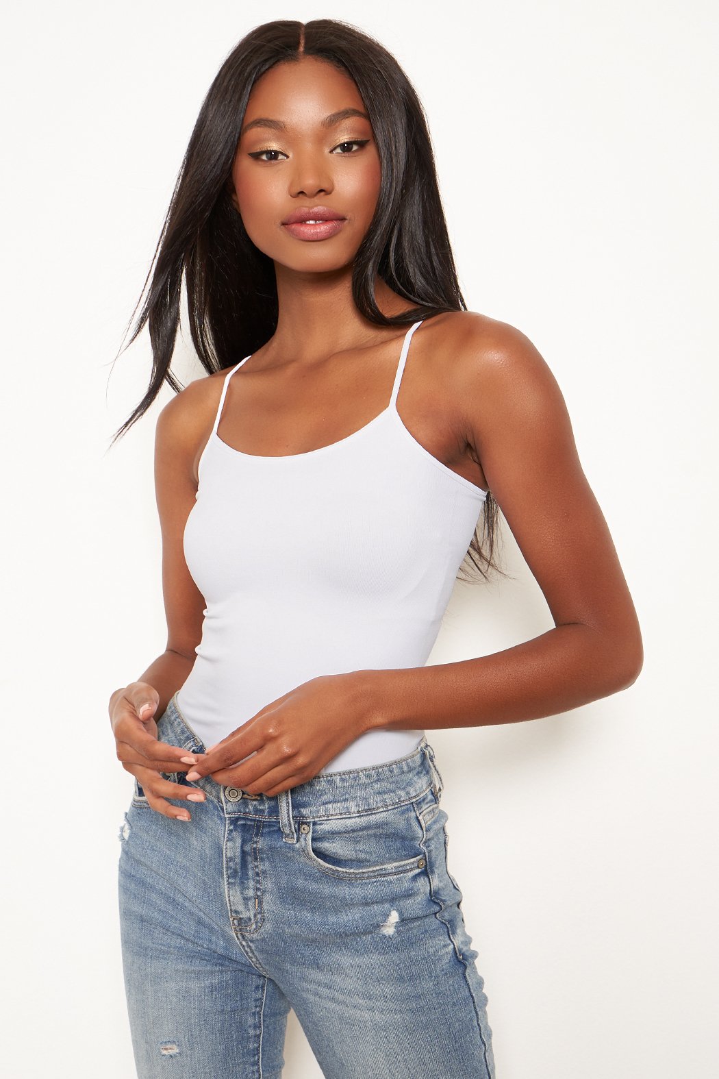 Women's White Camis - Camisoles, Bra Camis and Strappy Tops - Express