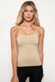 Cinched Strapless Seamless Top