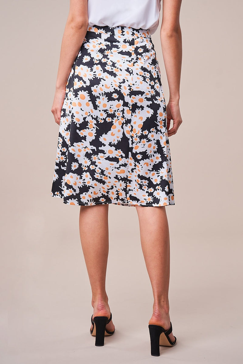 Delicate Sunflower Midi Skirt – Sugarlips