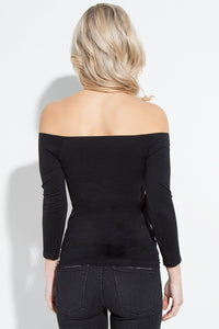Seamless Off The Shoulder Top