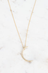 Shay Crescent Moon Necklace