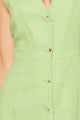 Brooklin Sleeveless Button Up Mini Dress