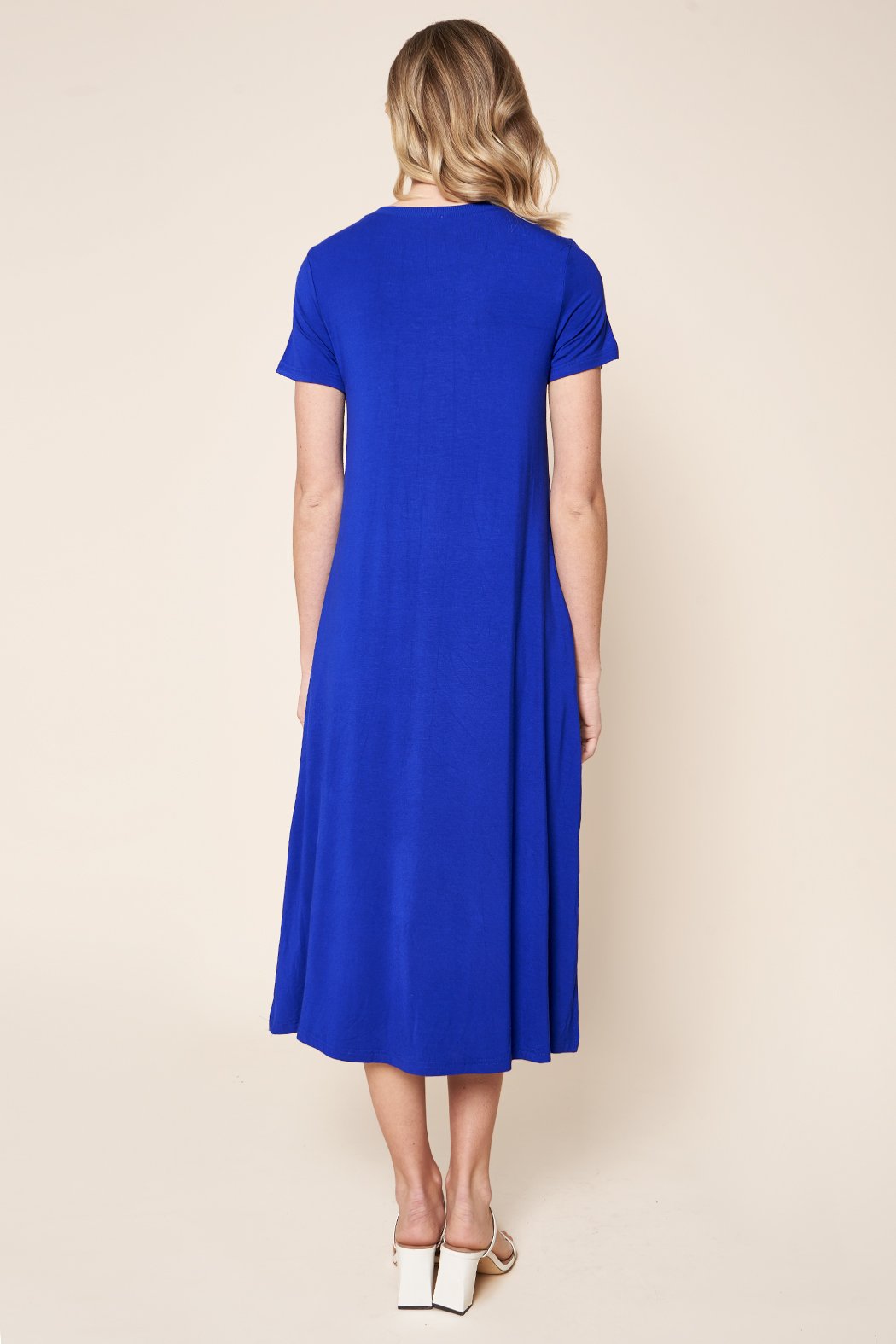Joplin Shift Midi Jersey Knit T Shirt Dress Joplin Shift Midi Jersey Knit T Shirt Dress