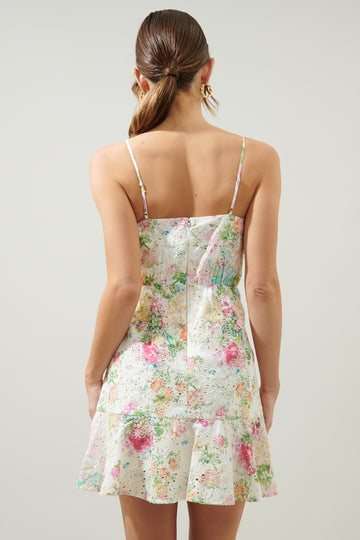 Talullah Tie Strap Tiered Mini Dress – Sugarlips