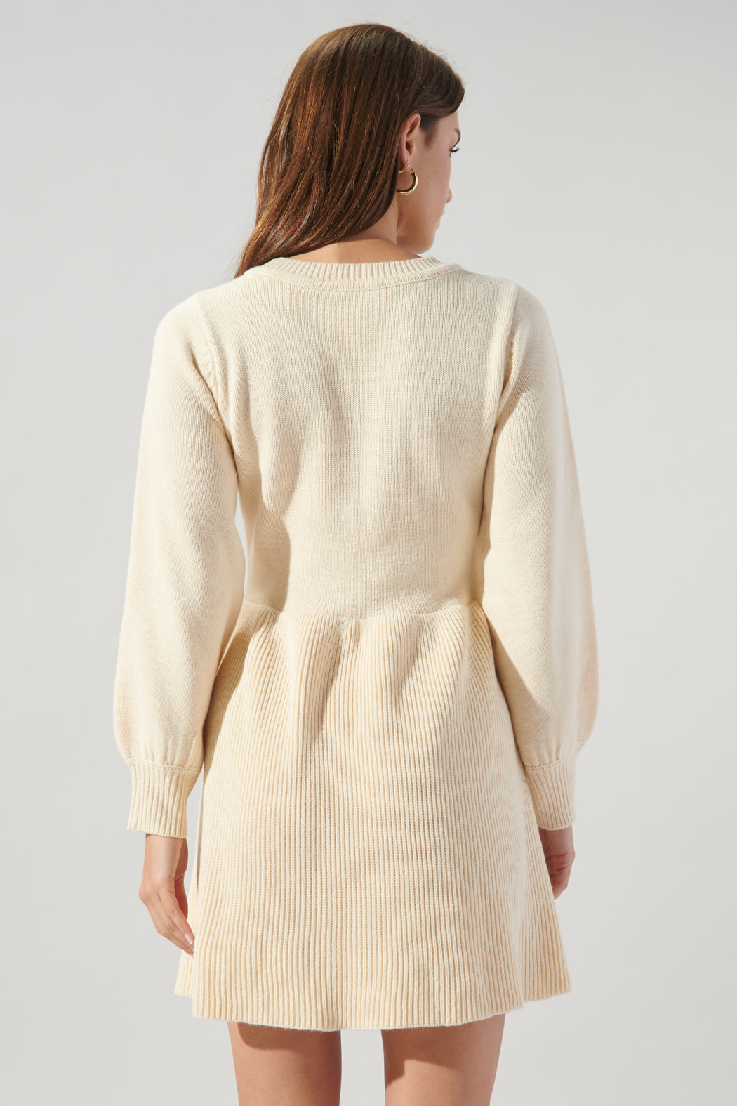 Rock the Bells Balloon Sleeve Sweater Dress Sugarlips Rock the Bells Balloon Sleeve Sweater Dress Sugarlips