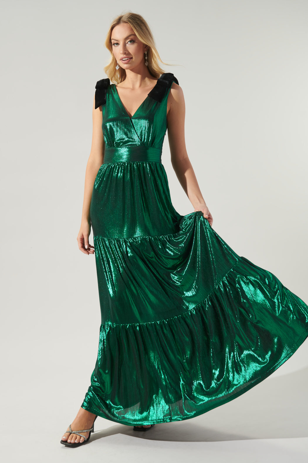 Cannes Liquid Satin Evening Maxi Dress Cannes Liquid Satin Evening Maxi Dress