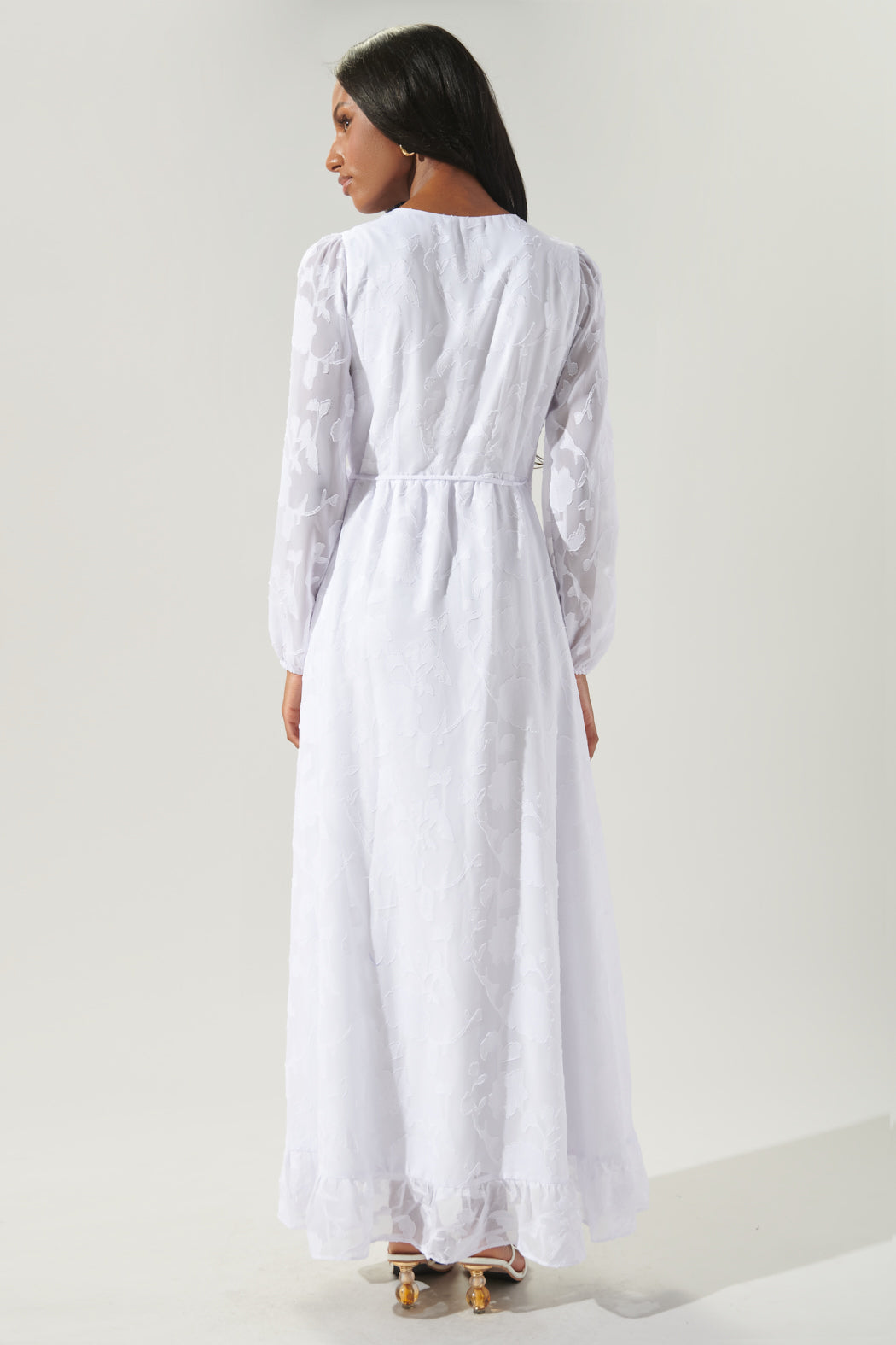 Diop. The Mud White Wax Print Robe Small