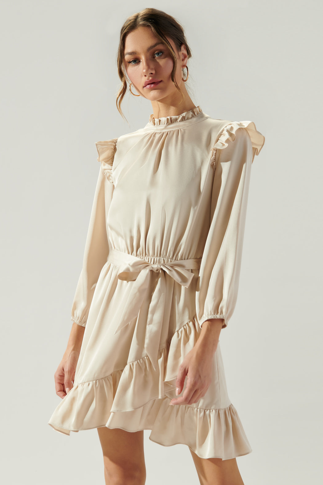 zimmermann asymmetric flounce mini dress NWT Zimmermann Black/Multi 'Fleeting Flounce' Mini Dress Size F 38/US 6 $795