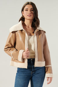 Embers Leather Sheepskin Jacket
