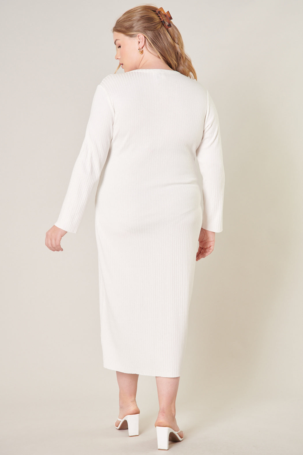 rib knit cardigan dress Ladies - Red Rib-knit dress - Size: XXS