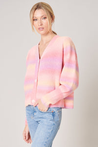 Cotton Candy Skies Button Front Cardigan