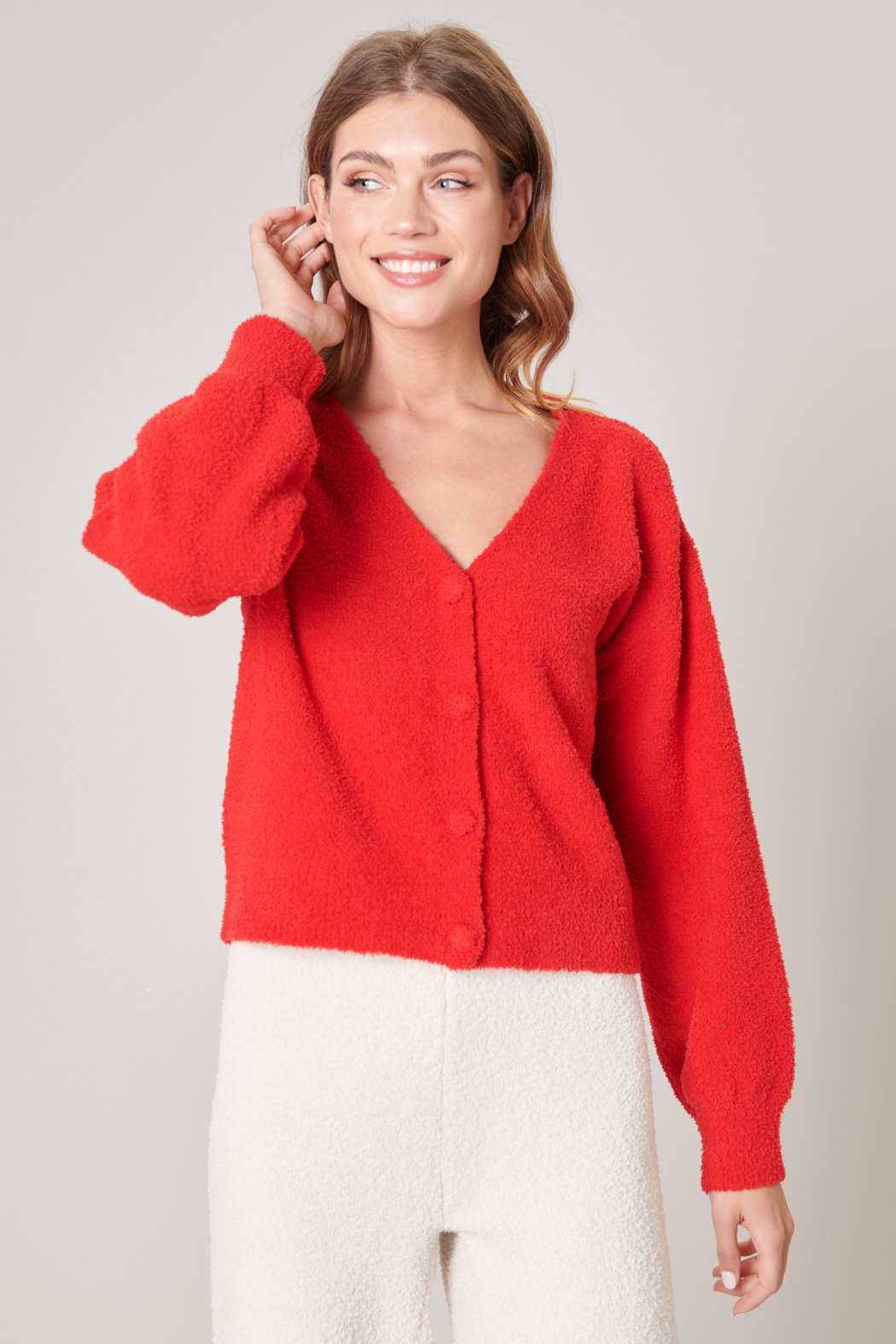 Signature Comfy Sweater - Orange – Buttonscarves